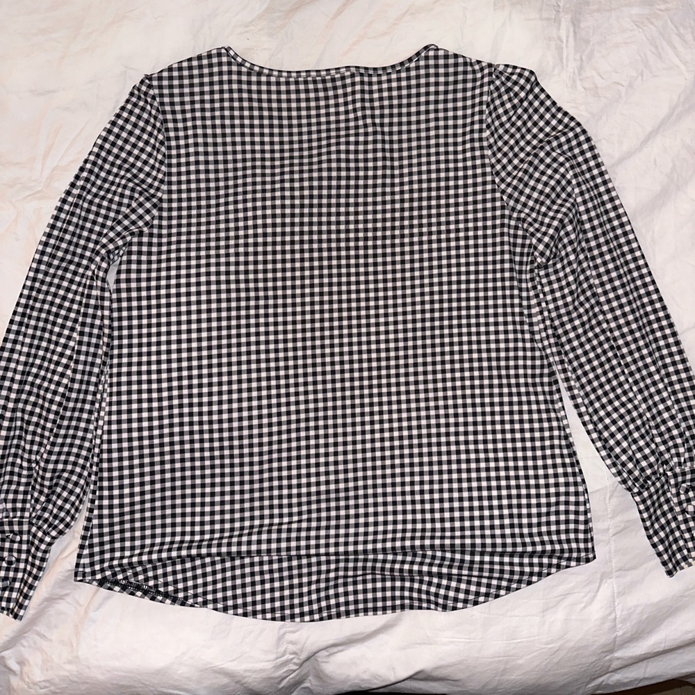 Ann Taylor Checkered Blouse